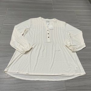 NWT Wonderly Henley Tunic